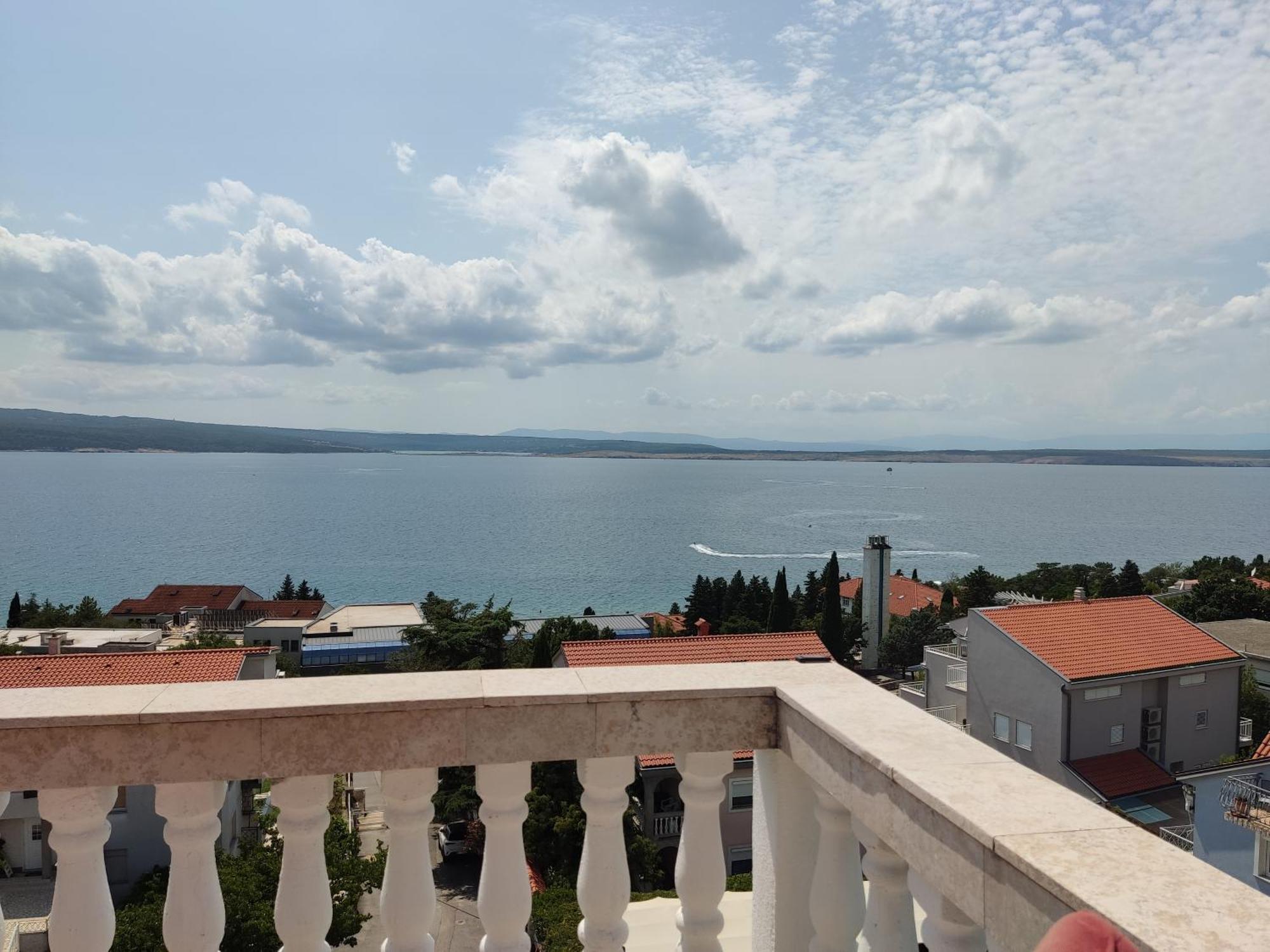Panorama View Close Sandy Beach 100M To Talasoterapija, Crikvenica Eksteriør bilde