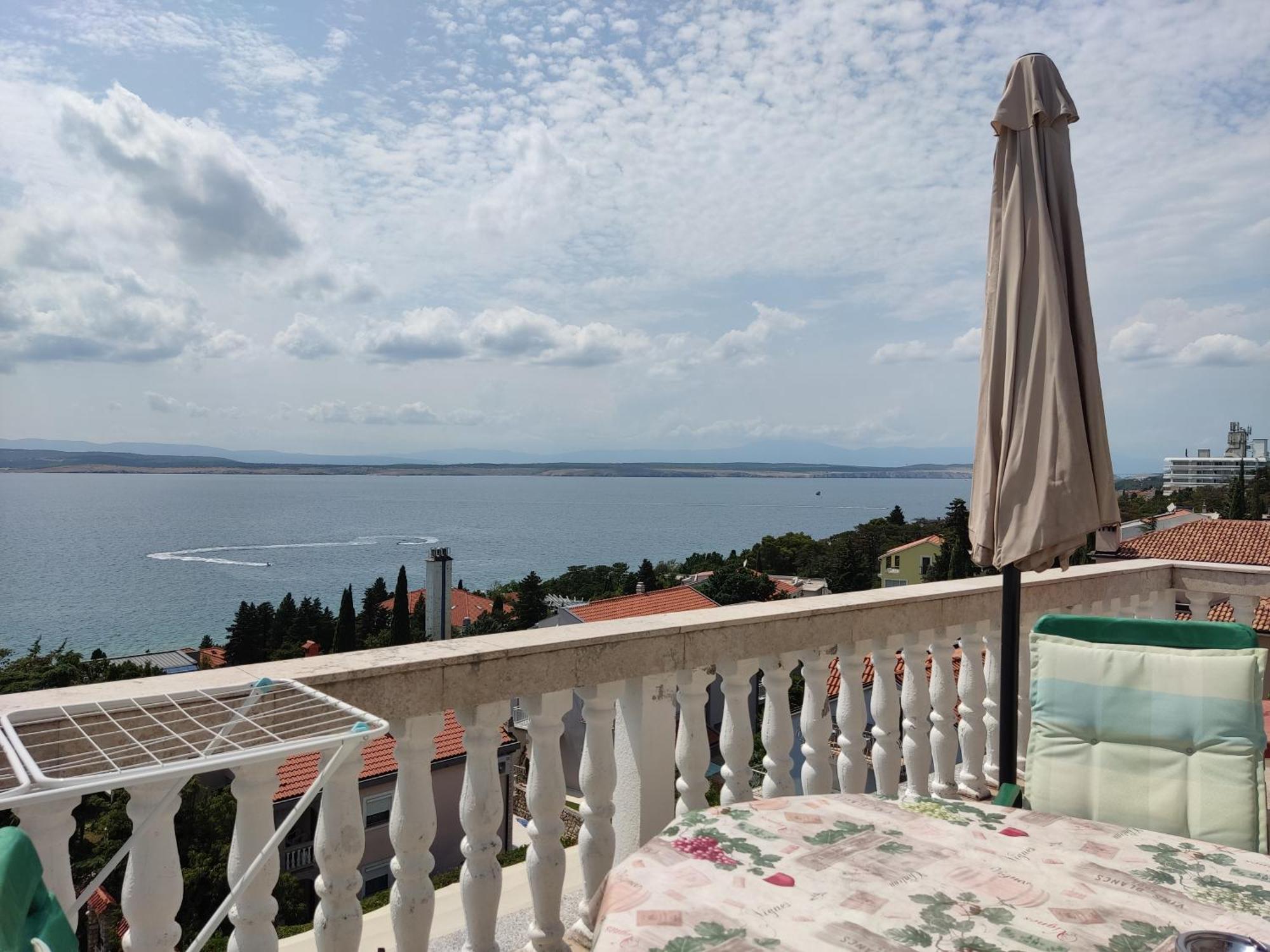 Panorama View Close Sandy Beach 100M To Talasoterapija, Crikvenica Eksteriør bilde