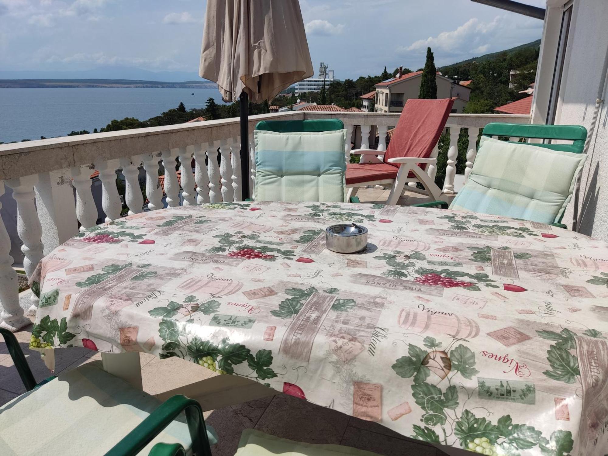 Panorama View Close Sandy Beach 100M To Talasoterapija, Crikvenica Eksteriør bilde