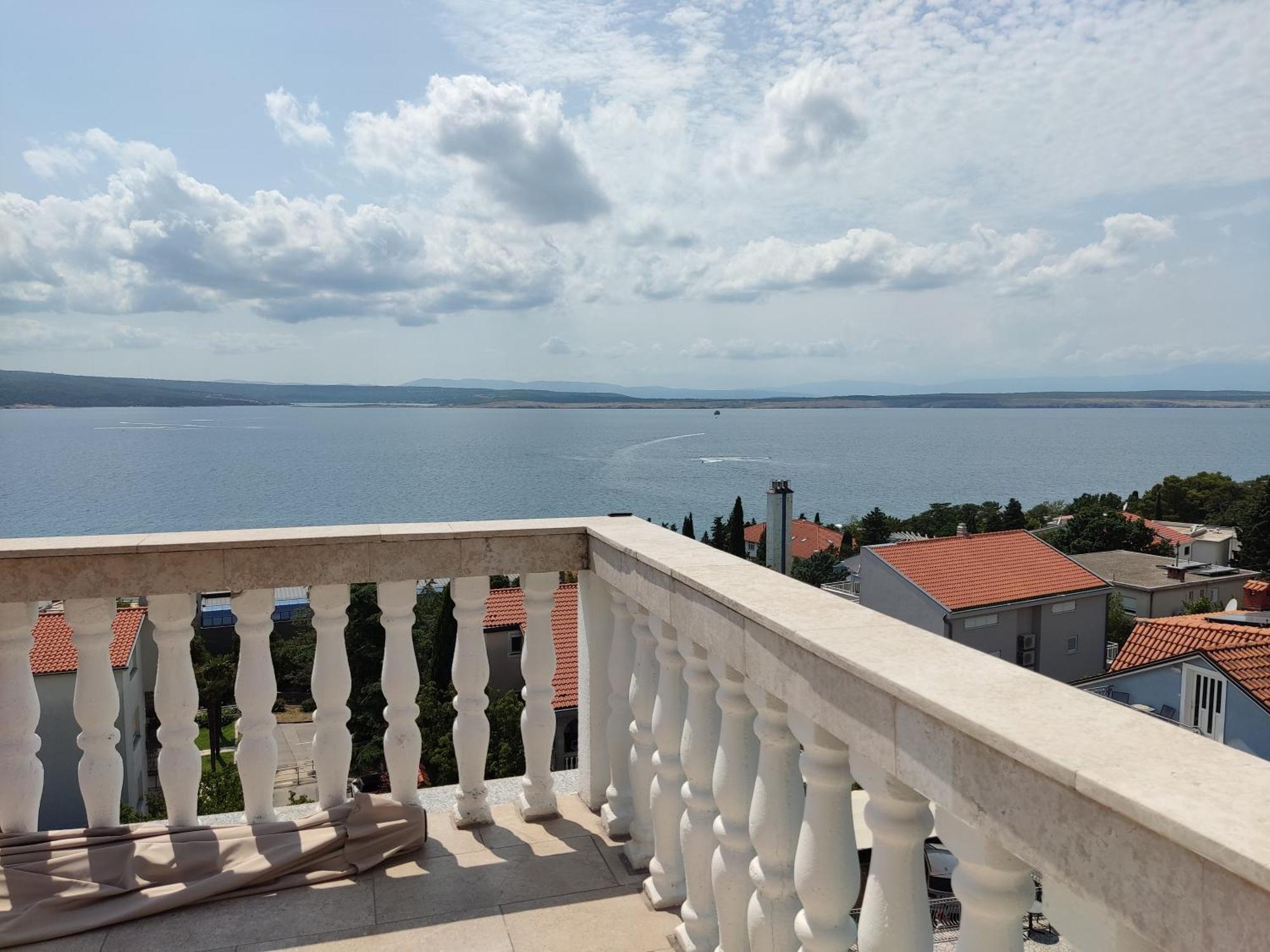 Panorama View Close Sandy Beach 100M To Talasoterapija, Crikvenica Eksteriør bilde