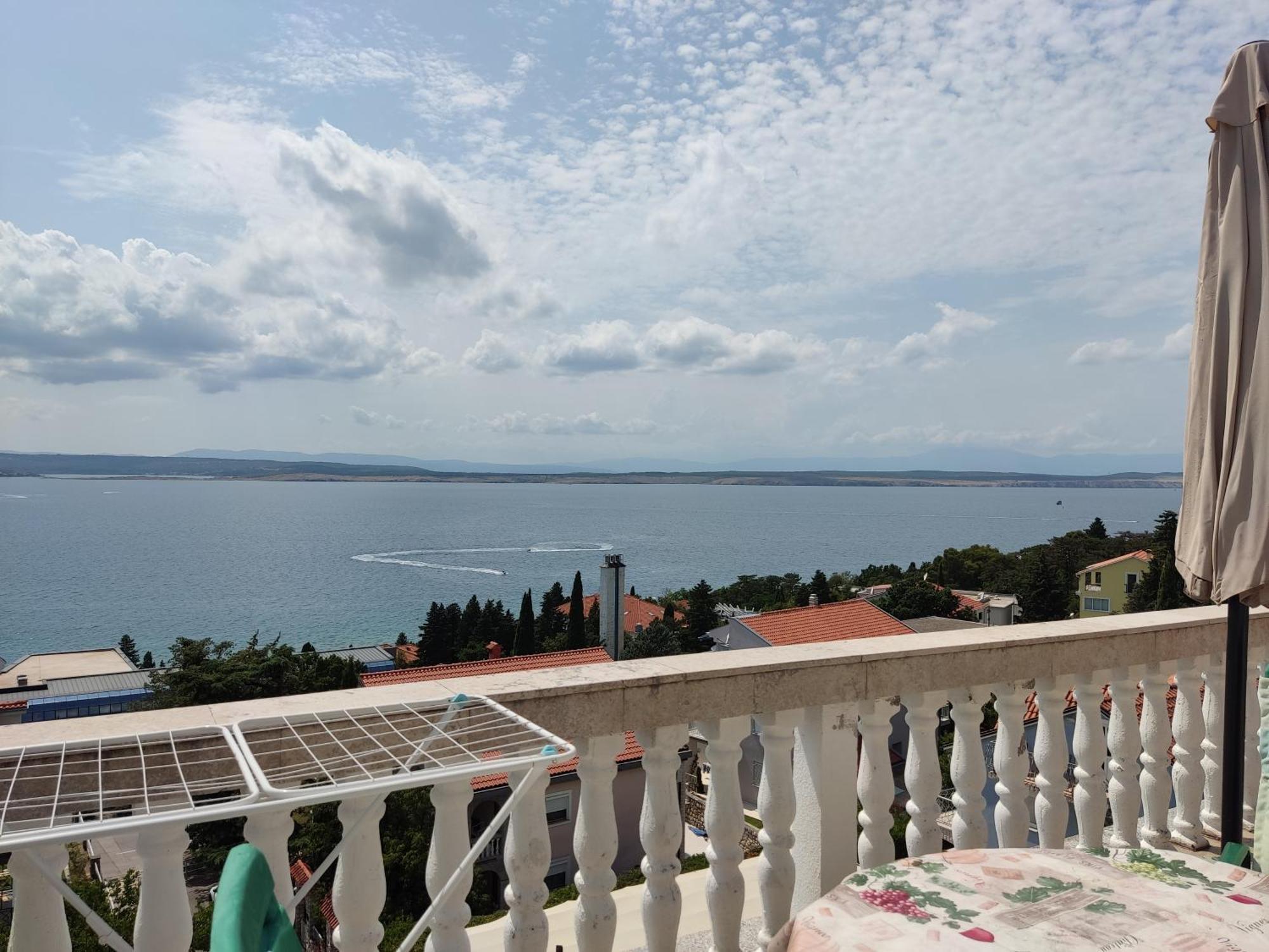 Panorama View Close Sandy Beach 100M To Talasoterapija, Crikvenica Eksteriør bilde