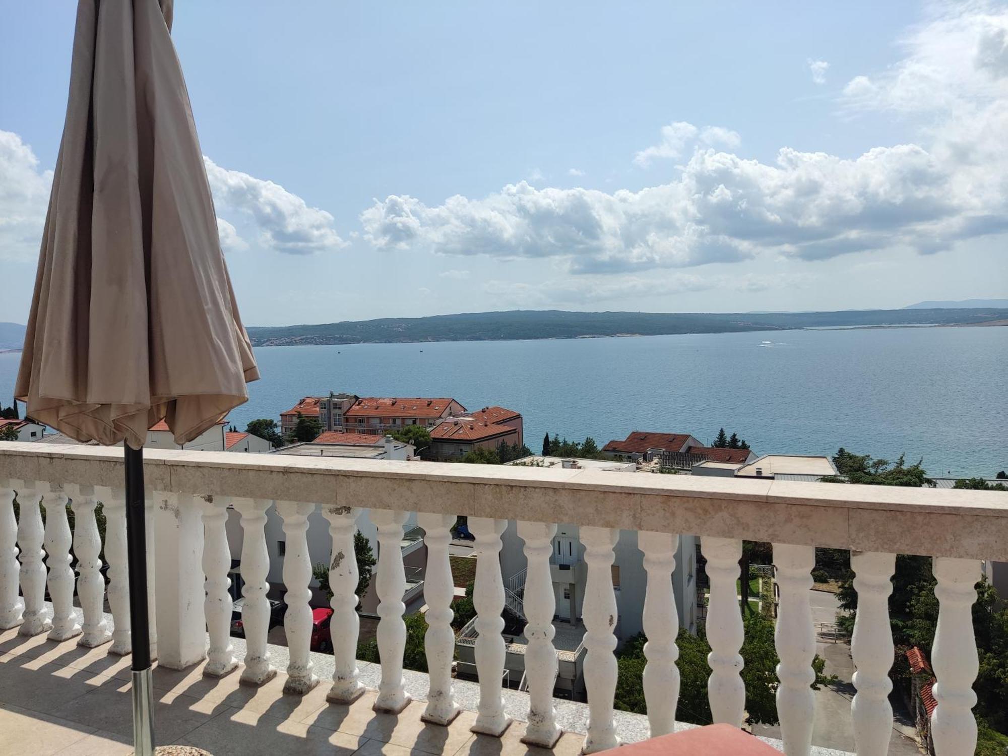 Panorama View Close Sandy Beach 100M To Talasoterapija, Crikvenica Eksteriør bilde